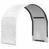vidaXL Tunnel de lit pour lit mezzanine d'enfants 2 pc Blanc Polyester