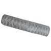 vidaXL Cl&ocirc;ture hexagonale 0,8 x 100 m Acier galvanis&eacute; Argent&eacute;