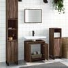 vidaXL Ensemble de meubles de salle de bain 2 pcs Ch&ecirc;ne marron
