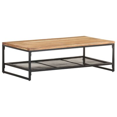 vidaXL Table basse 110x60x35 cm Bois d'acacia massif