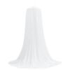 vidaXL Ciel de lit anti-moustiques 3 pc 156 mesh Blanc ⌀56 x 220 cm
