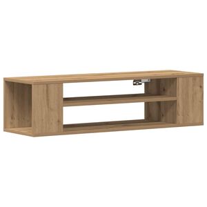 vidaXL Meuble TV 100 x 30 x 26,5 cm artisian oak Bois d'ing&eacute;nierie