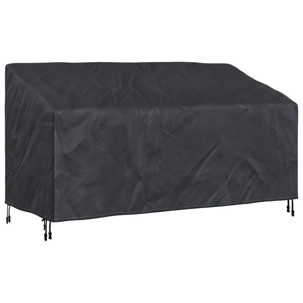 vidaXL Housse de banc de jardin 185 x 85 x 65 / 94 cm Tissu Oxford 210D