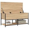 vidaXL Banc de rangement ch&ecirc;ne sonoma 100x42,5x47 cm bois d'ing&eacute;nierie