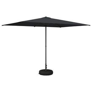 vidaXL Parasol de jardin avec base 200 x 300 cm Polyester