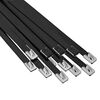 vidaXL Attache de c&acirc;ble 12 pc 7,9 x 800 mm Noir