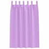 vidaXL Rideaux occultants avec anneaux 2 pcs Violet 175 x 140 cm