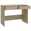 vidaXL Bureau Chêne sonoma 101x50x76,5 cm Bois d'ingénierie