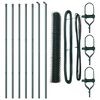 vidaXL Cl&ocirc;ture en fil soud&eacute; pour sol 10 x 1,4 m (L x H)
