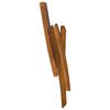 vidaXL Ensemble &agrave; manger de jardin 5pcs bois d'acacia solide textil&egrave;ne