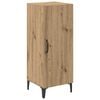 vidaXL Buffet Ch&ecirc;ne artisanal 34,5 x 34 x 90 cm Bois d'ing&eacute;nierie