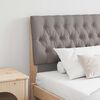 vidaXL T&ecirc;te de lit capitonn&eacute;e Taupe 180 cm Pin massif