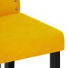 vidaXL Chaises &agrave; manger lot de 2 jaune velours