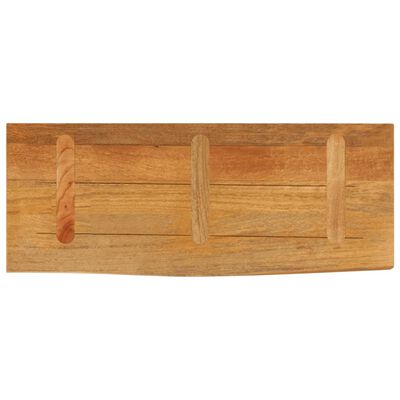 vidaXL Dessus de table à bord vivant 90x30x2,5 cm bois massif manguier