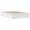 vidaXL Cadre de lit sans matelas blanc 140x200 cm bois de pin massif