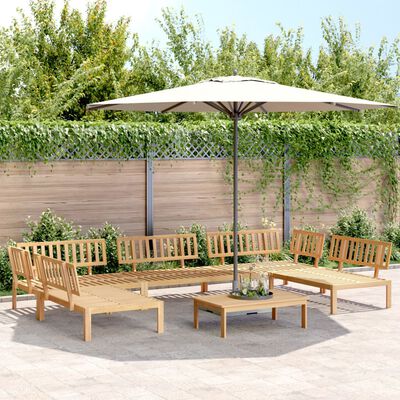 vidaXL Salon palette de jardin 6 pcs bois d'acacia massif