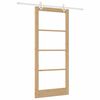 vidaXL Porte coulissante Naturel 93 x 211 cm