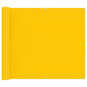 vidaXL &Eacute;cran de balcon Jaune 100 x 200 cm Tissu Oxford