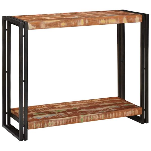 vidaXL Table console 90 x 33 x 75 cm bois de récupération massif