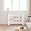 vidaXL Cache-radiateur Blanc 112x19x81,5 cm MDF