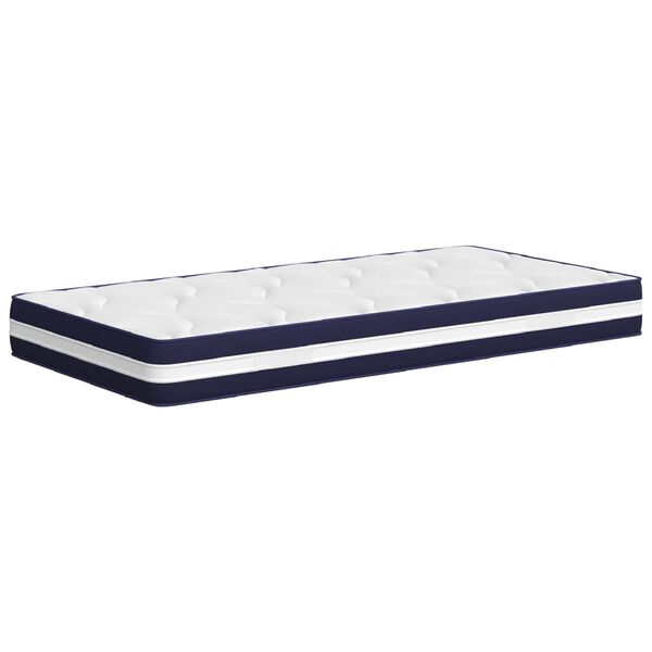 vidaXL Matelas à ressorts ensachés dureté moyenne 120x200 cm