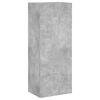 vidaXL Unités murales TV 5 pcs gris béton bois d'ingénierie