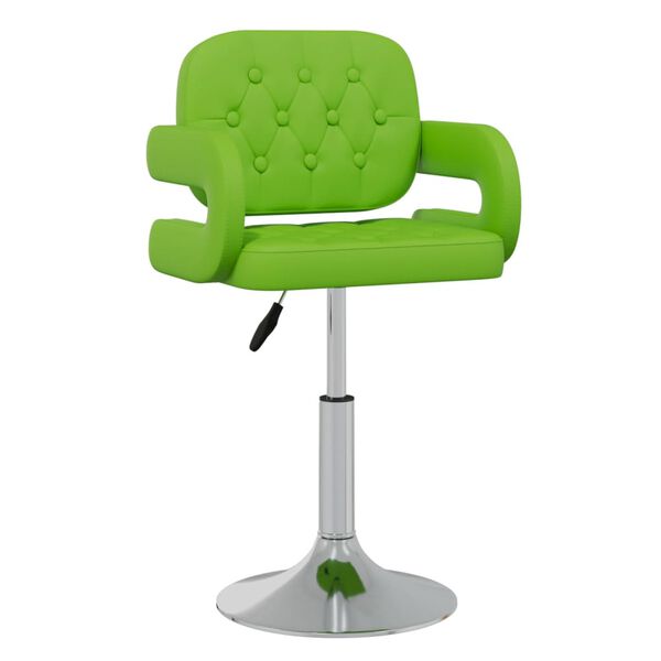 vidaXL Tabouret de bar vert similicuir
