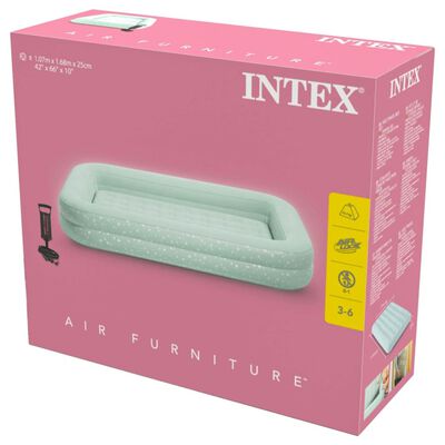 Intex Matelas pneumatique Kidz Travel Bed Set 107x168x25 cm 66810NP