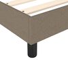 vidaXL Cadre de lit taupe 90x190 cm tissu