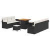 vidaXL Ensemble de canap&eacute; de jardin 10 pc 9-Nombre de places