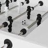 vidaXL Tables de Football 12 pcs Blanc et Noir 3.6 x 3.6 cm
