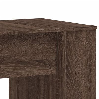 vidaXL Bureau chêne marron 140x50x75 cm bois d'ingénierie