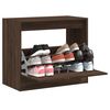 vidaXL Armoire à chaussures chêne marron 80x42x69 cm bois ingénierie