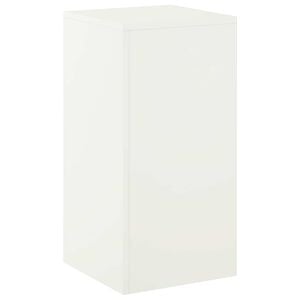 vidaXL Support de Plante Blanc 30 x 30 x 60 cm Acier