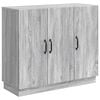 vidaXL Buffet Sonoma gris 89 x 34,5 x 77 cm Bois d'ing&eacute;nierie