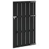 vidaXL Porte de Jardin 100 x 180 cm WPC et Aluminium Noir