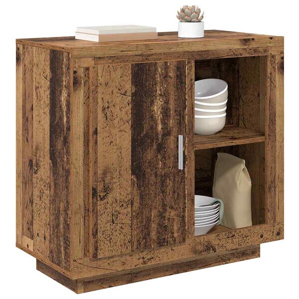 vidaXL Buffet Bois ancien 80 x 40 x 75 cm Bois d'ing&eacute;nierie