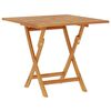 vidaXL Table pliable de jardin 85x85x76 cm Bois de teck solide