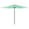 vidaXL Parasol de jardin avec m&acirc;t en acier vert 288x288x225 cm