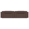 vidaXL Coussin de t&ecirc;te de lit Viana marron 200 cm similicuir