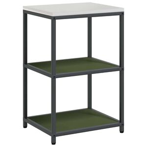 vidaXL Rangement de cuisine Vert olive 60 x 50 x 92 cm Acier