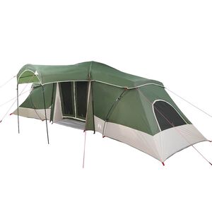vidaXL Tente familiale 6 personne Vert et gris