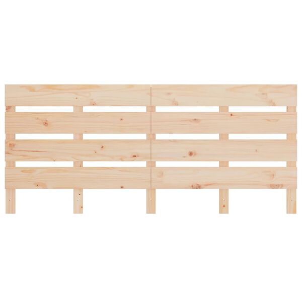 vidaXL T&ecirc;te de lit 140x3x80 cm Bois massif de pin