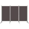vidaXL Cloison de s&eacute;paration 3 panneaux Anthracite 260x180 cm