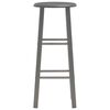 vidaXL Tabourets de bar lot de 2 anthracite MDF