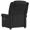 vidaXL Fauteuil de massage Noir Similicuir brillant