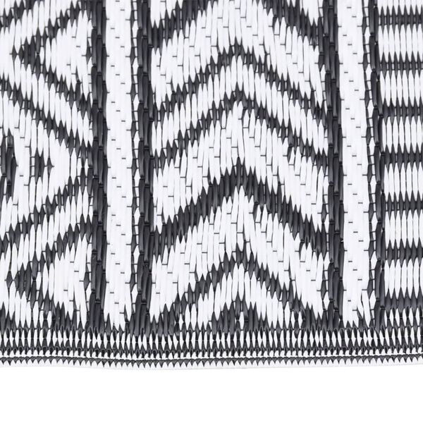 vidaXL Tapis d'extérieur ARAKIL Noir 120x180 cm PP