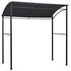 vidaXL Belv&eacute;d&egrave;re de barbecue 215x150x220 cm Anthracite Acier