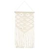 vidaXL Cintre mural en macram&eacute; 40x80 cm Coton