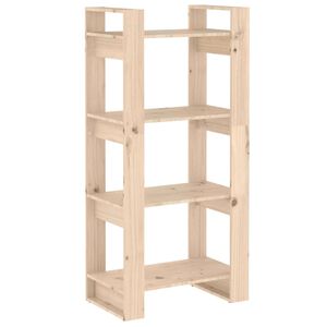 vidaXL Biblioth&egrave;que/S&eacute;parateur de pi&egrave;ce 60x35x125 cm Bois massif